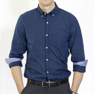 TOMMY HILFIGER KOSZULA MESKA W KRATKE - NEW YORK